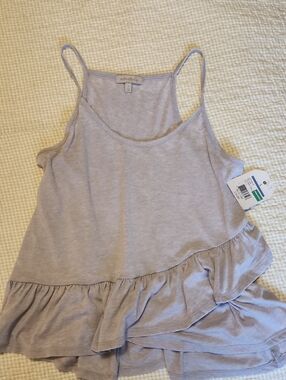 Wonderly Light Lavender Ruffle-Hem Camisole
